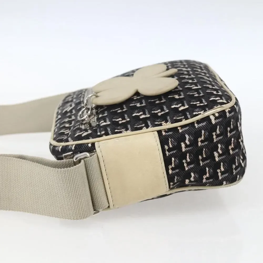 Chanel Canvas Shoulder Bag Black